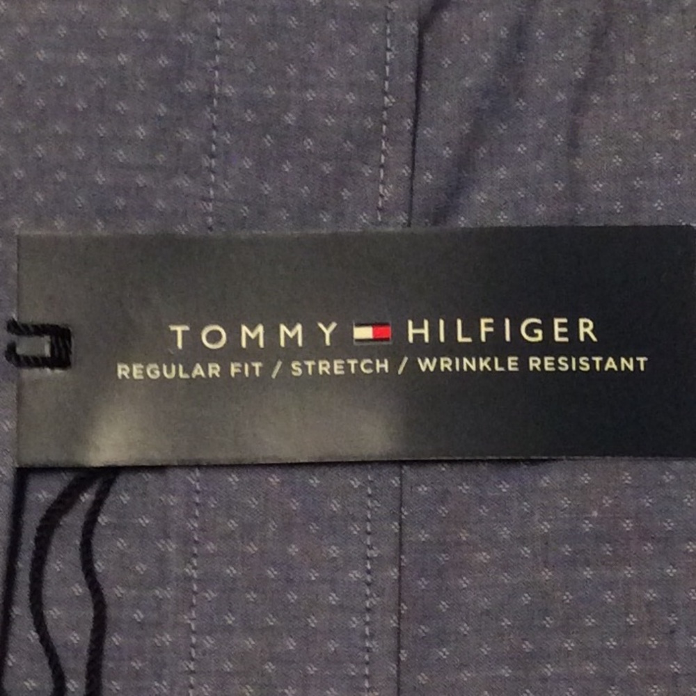 Tommy Hilfiger Men’s Long Sleeve Button Down Shirt - Picture 3 of 7